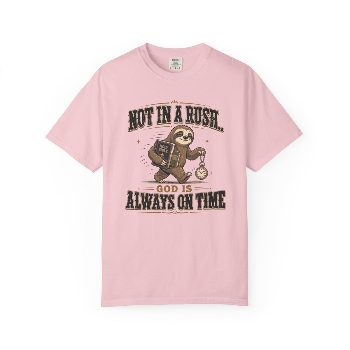 Sloth Timing - Christian Humour Tee