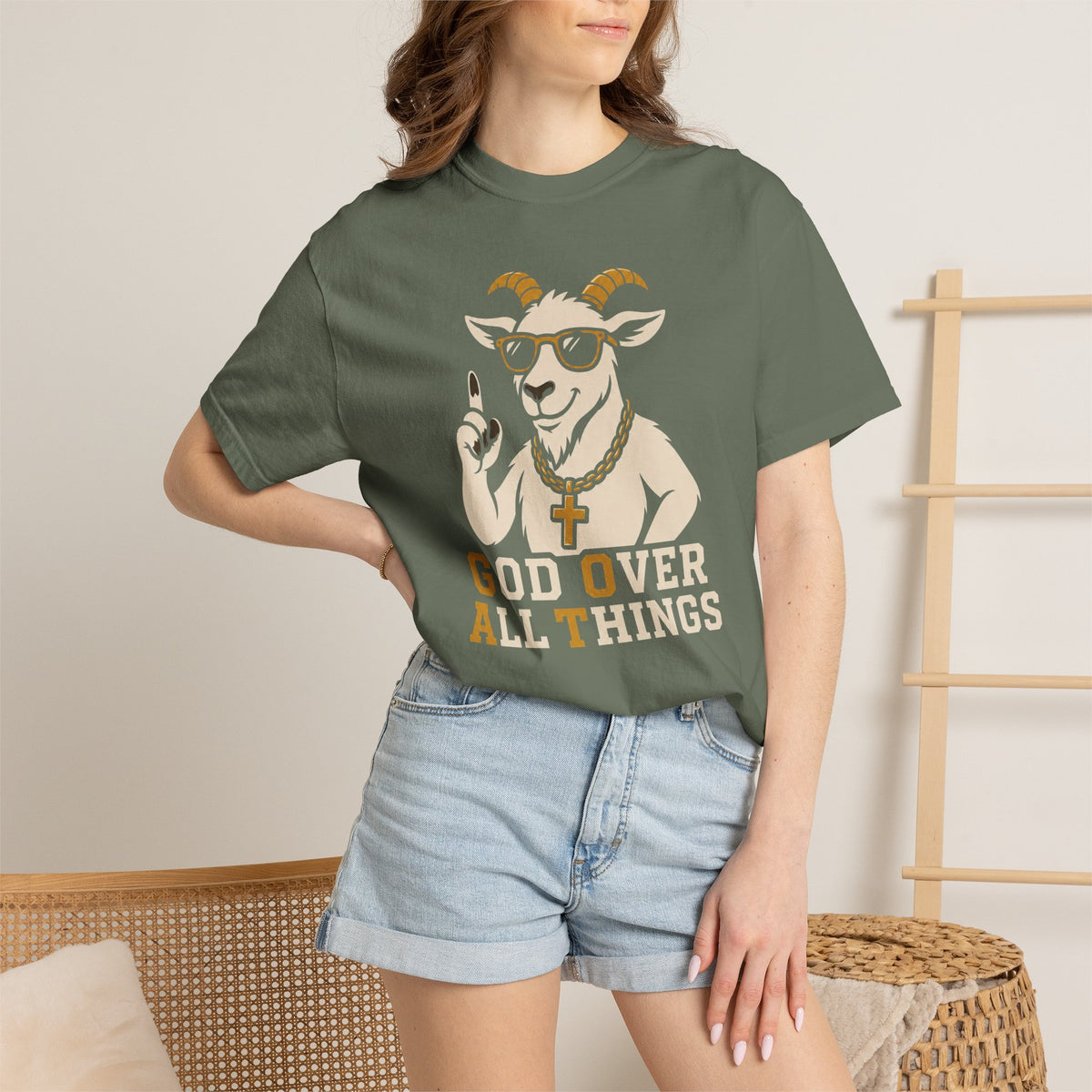 G.O.A.T - Christian Humour Tee