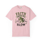 Faith Moves Me Even When I'm Slow | Cute Christian Turtle T-Shirt