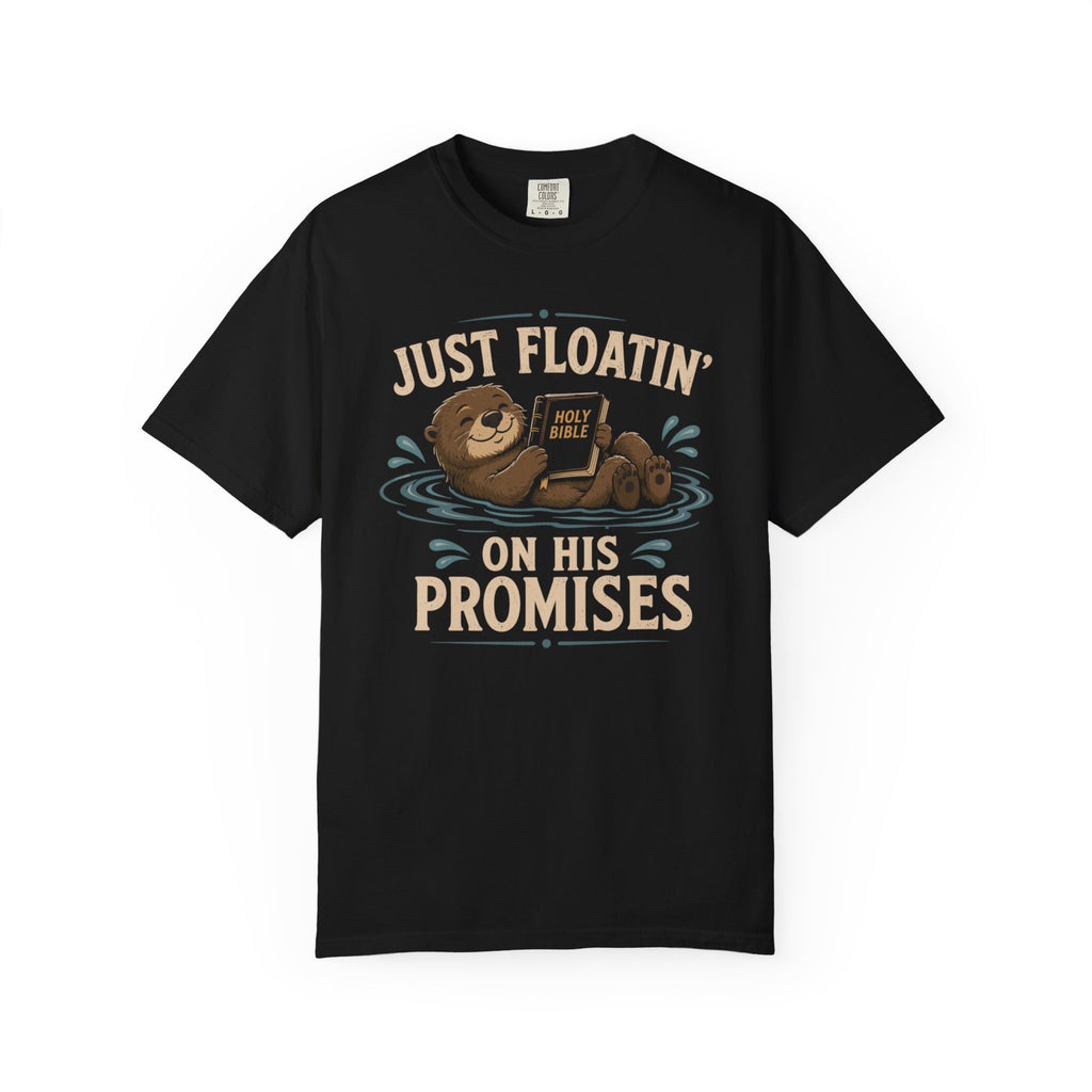 Floatin On God's Promises - Christian Humour Tee