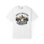 God's Creation Speaks His Name - Christian Outdoors Tee