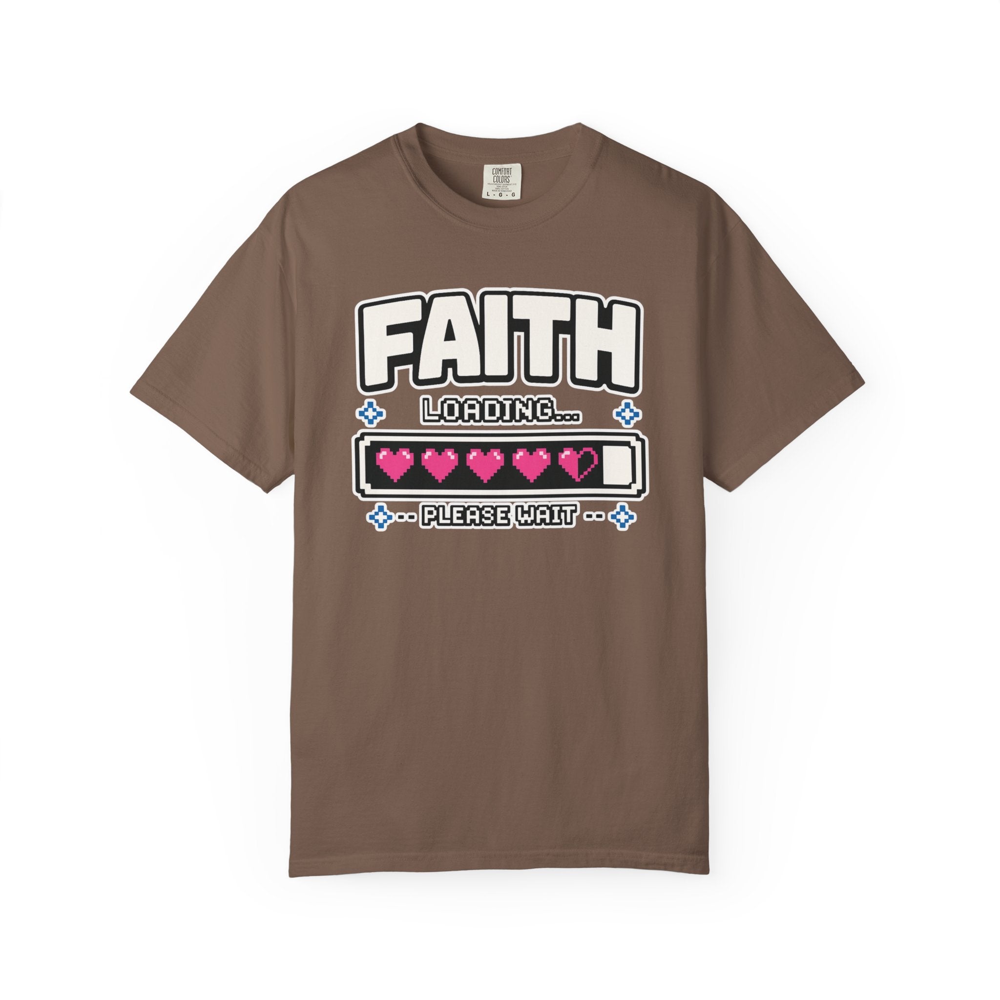 Faith Loading... Please Wait | Christian Gamer T-Shirt