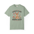 Jesus Is My Hoppy Place - Christian Humour Tee