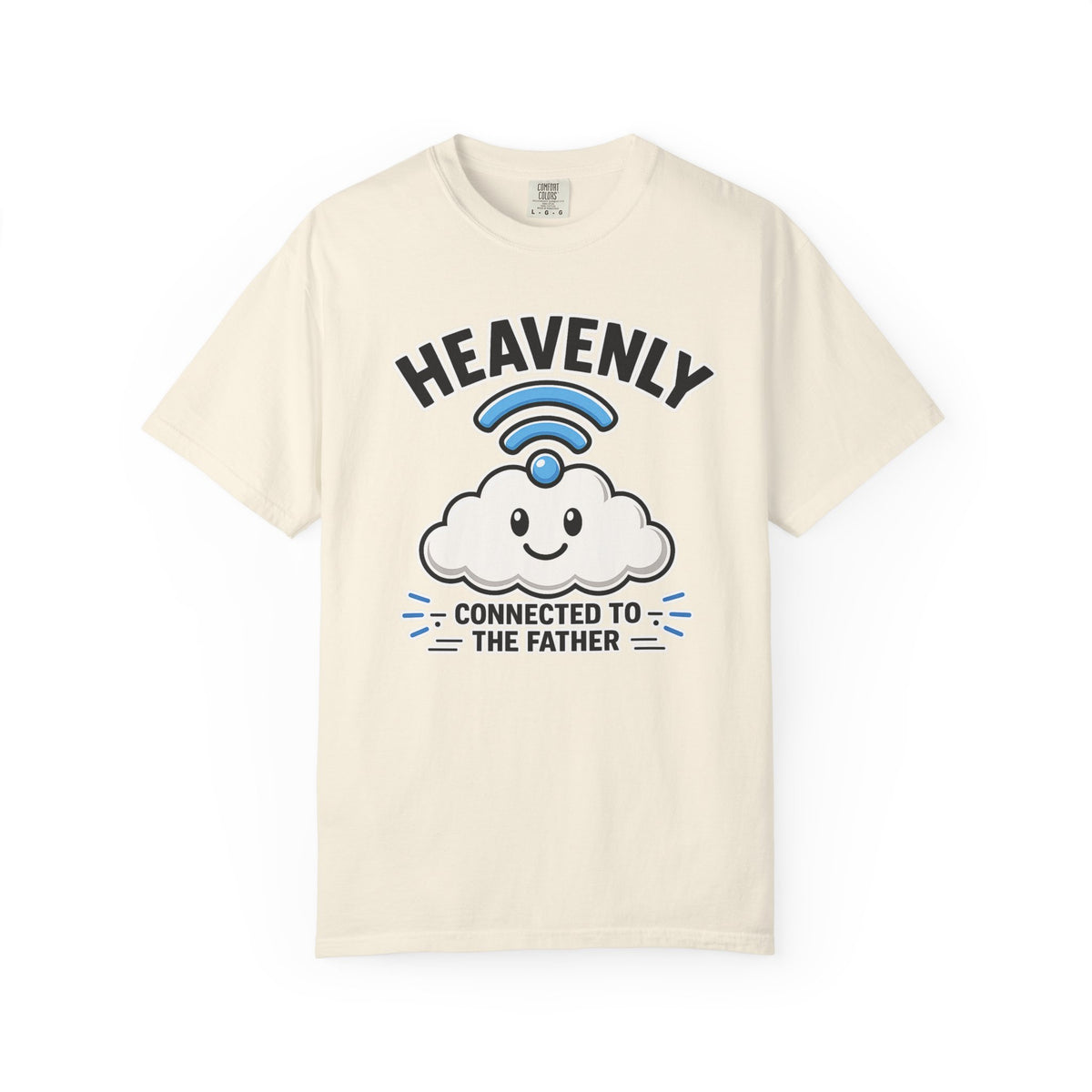 Heavenly WiFi | Connected to the Father Christian T-Shirt