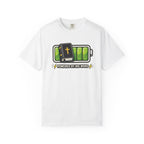 Powered By His Word | Christian Faith Battery T-Shirt