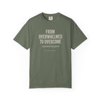 From Overwhelmed To Overcome - Christian T-shirt