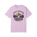 God's Creation Speaks His Name - Christian Outdoors Tee