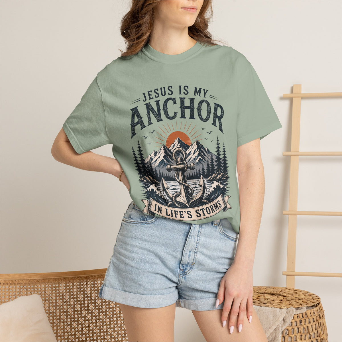 Jesus Is My Anchor – Christian T shirt