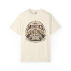 His Mercies - Christian Floral T-Shirt