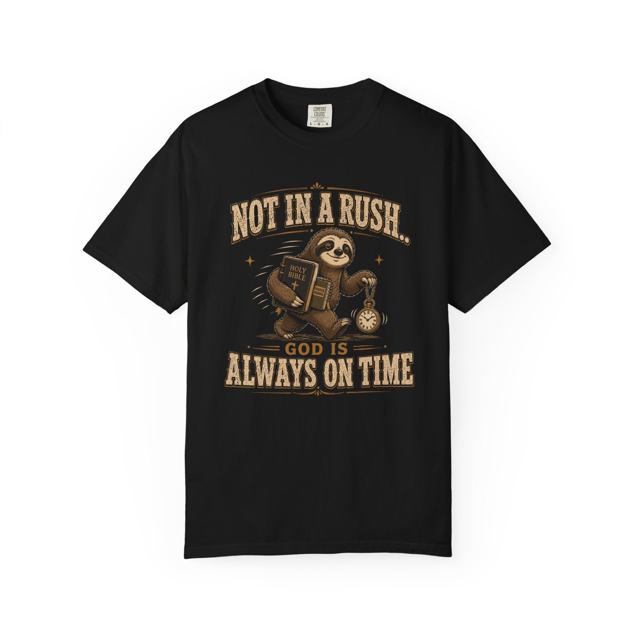 Sloth Timing - Christian Humour Tee