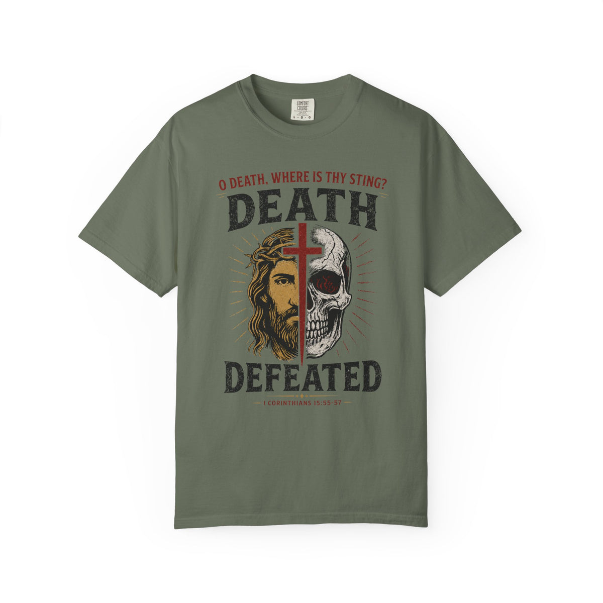 Death Defeated - Christian Faith Tee
