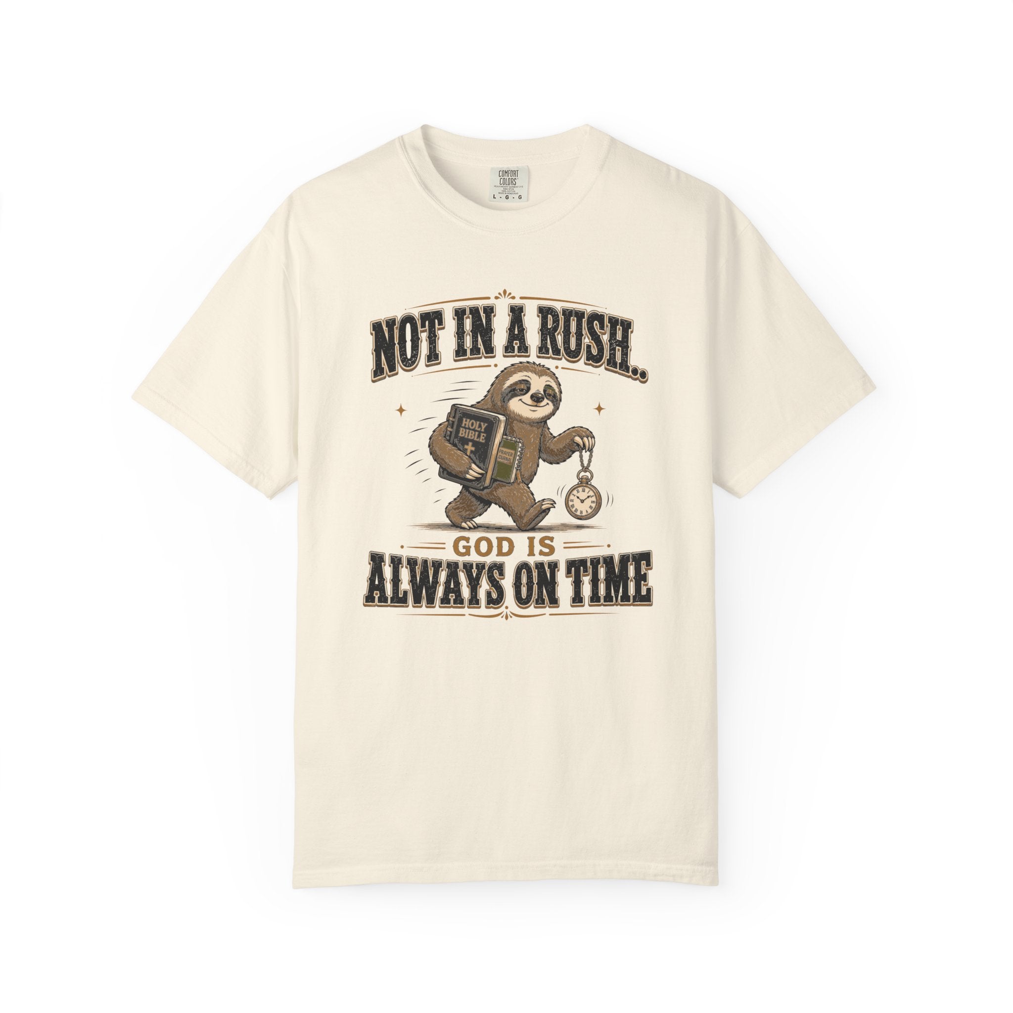 Sloth Timing - Christian Humour Tee