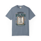 God's Plan Checklist I Christian T shirt