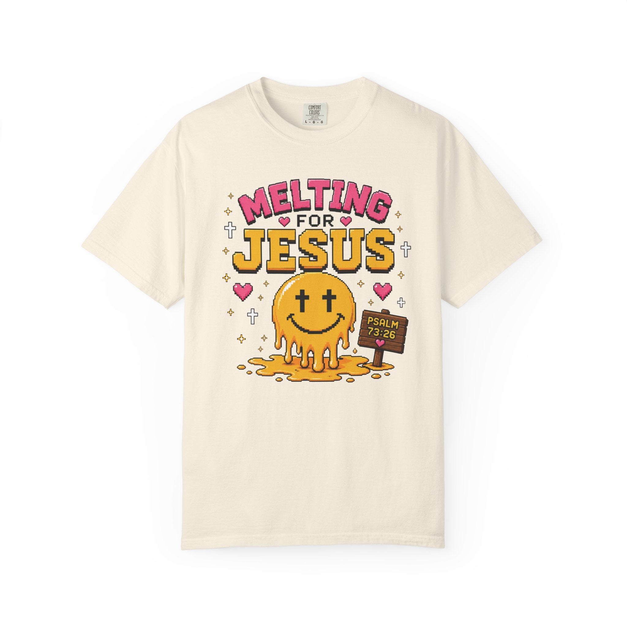 Melting For Jesus Shirt | Christian Smiley Face Tee