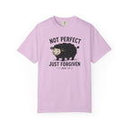 Not Perfect Just Forgiven Black Sheep Christian Shirt