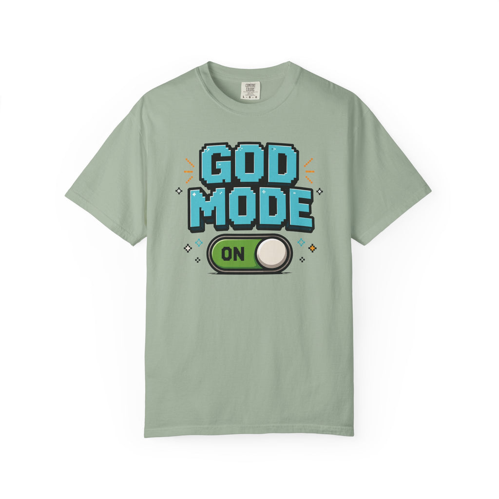 God Mode: ON | Christian Gamer T-Shirt