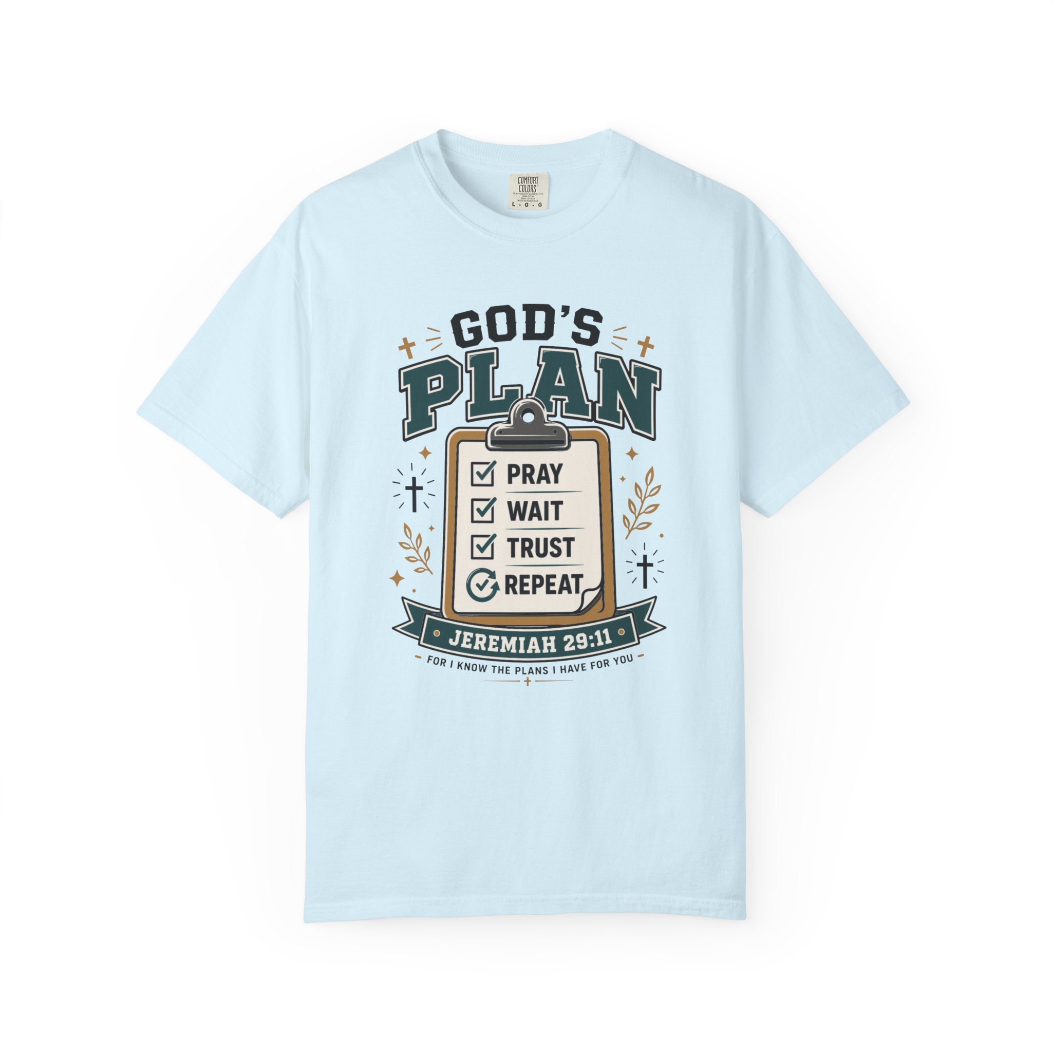 God's Plan Checklist I Christian T shirt