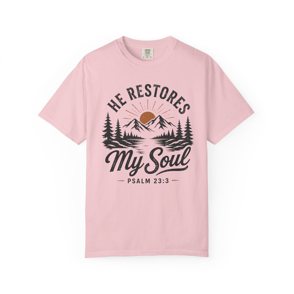 He Restores My Soul – Christian Tee