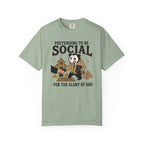 Pretending to Be Social T-Shirt — Funny Christian Possum Church Tee
