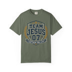 Team Jesus 07 Shirt | Captain For Life Christian Varsity Tee