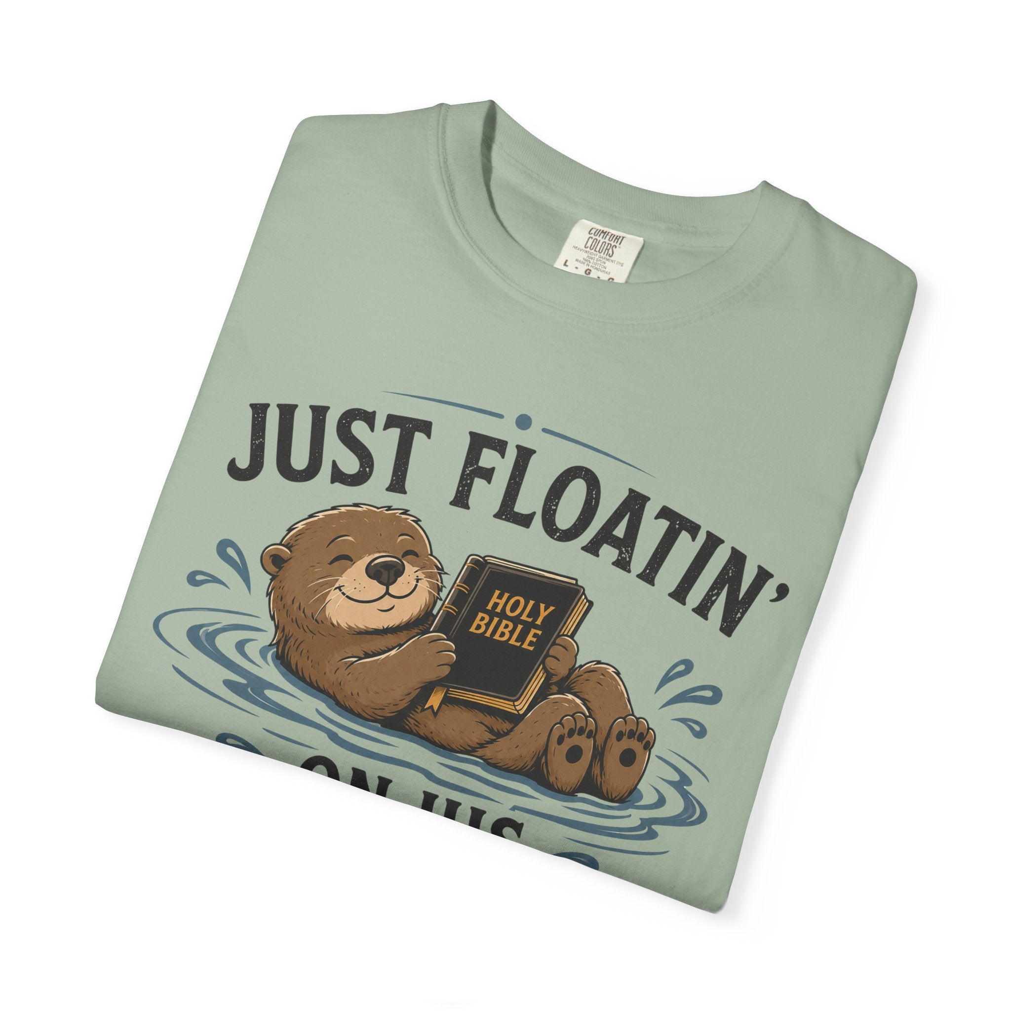 Floatin On God's Promises - Christian Humour Tee