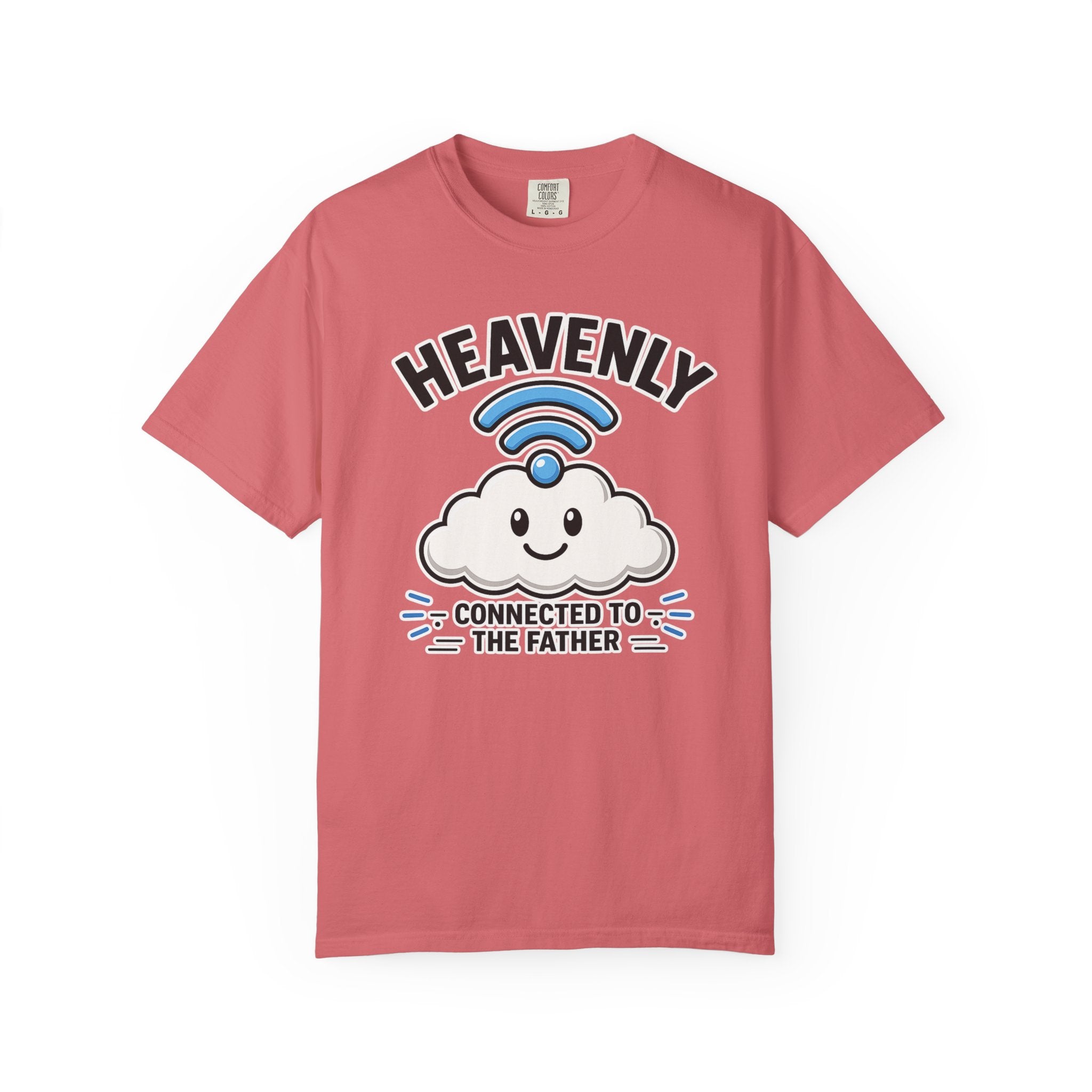 Heavenly WiFi | Connected to the Father Christian T-Shirt