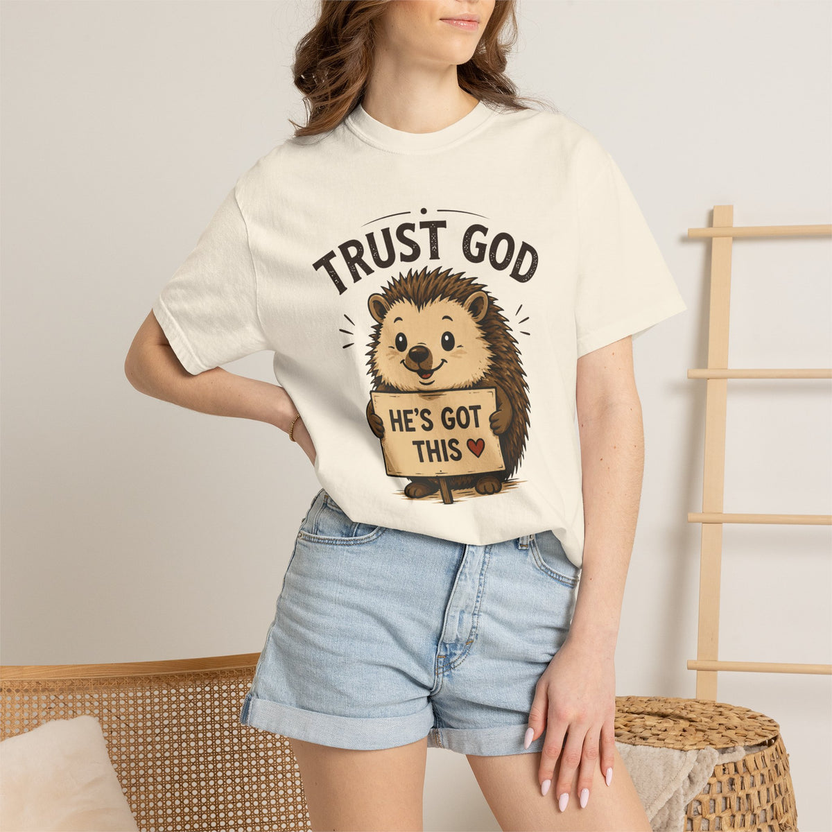 Trust God - Christian Humour Tee