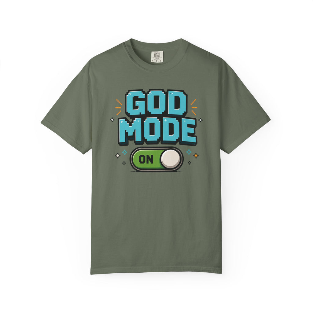 God Mode: ON | Christian Gamer T-Shirt
