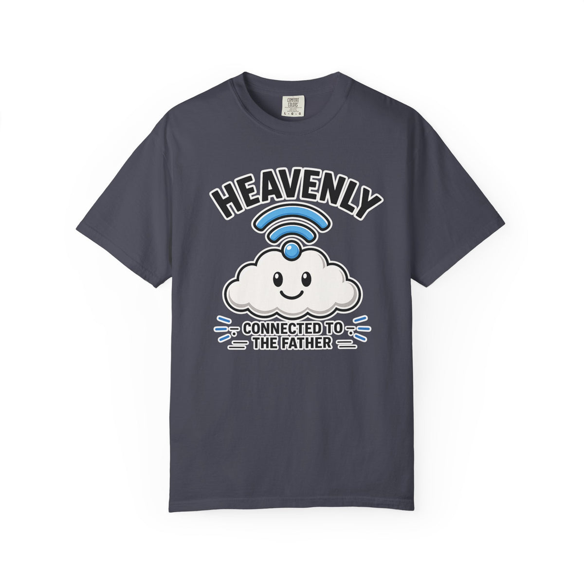 Heavenly WiFi | Connected to the Father Christian T-Shirt