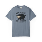 Not Perfect Just Forgiven Black Sheep Christian Shirt