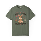 Jesus Is My Hoppy Place - Christian Humour Tee