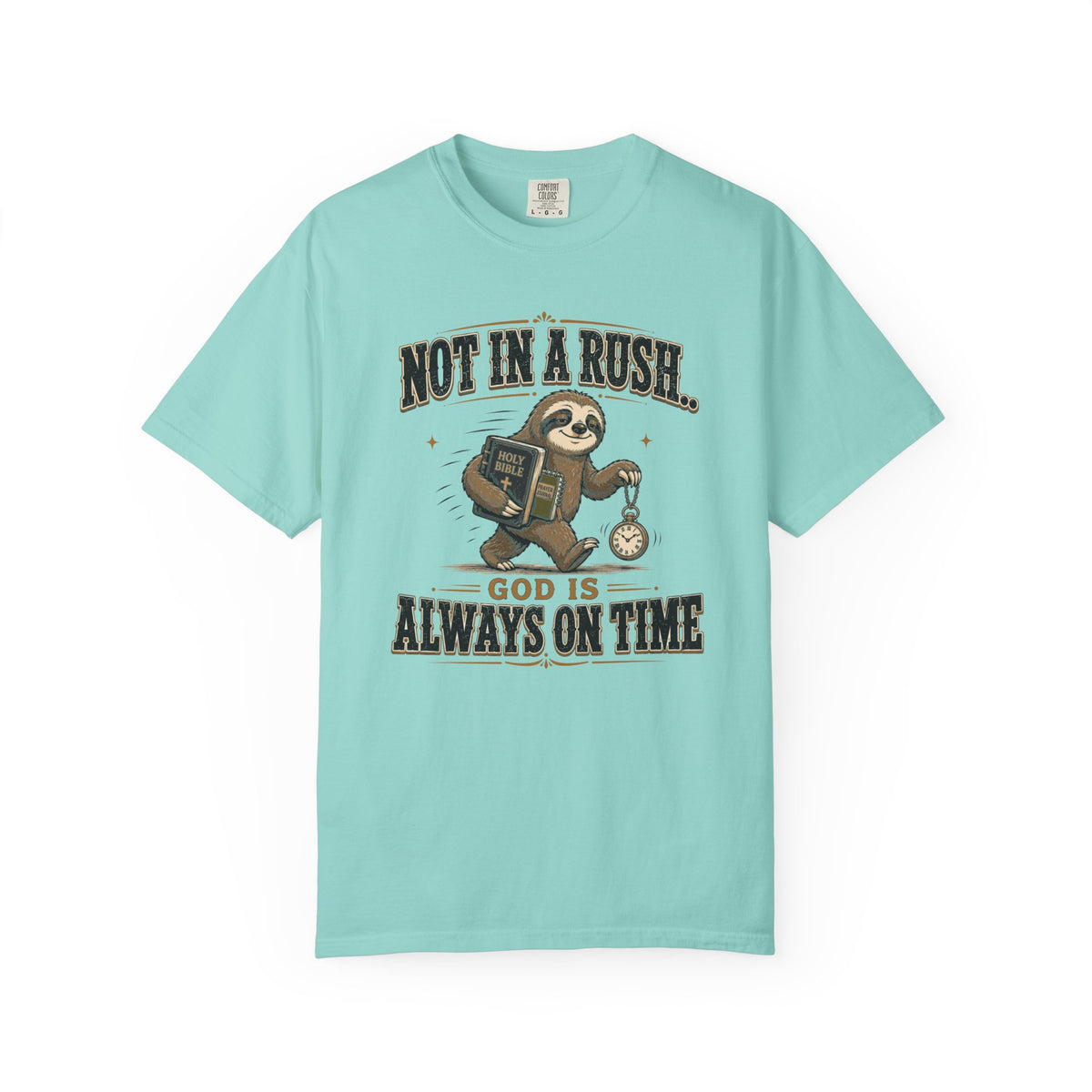 Sloth Timing - Christian Humour Tee