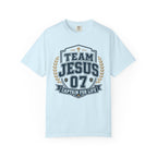 Team Jesus 07 Shirt | Captain For Life Christian Varsity Tee