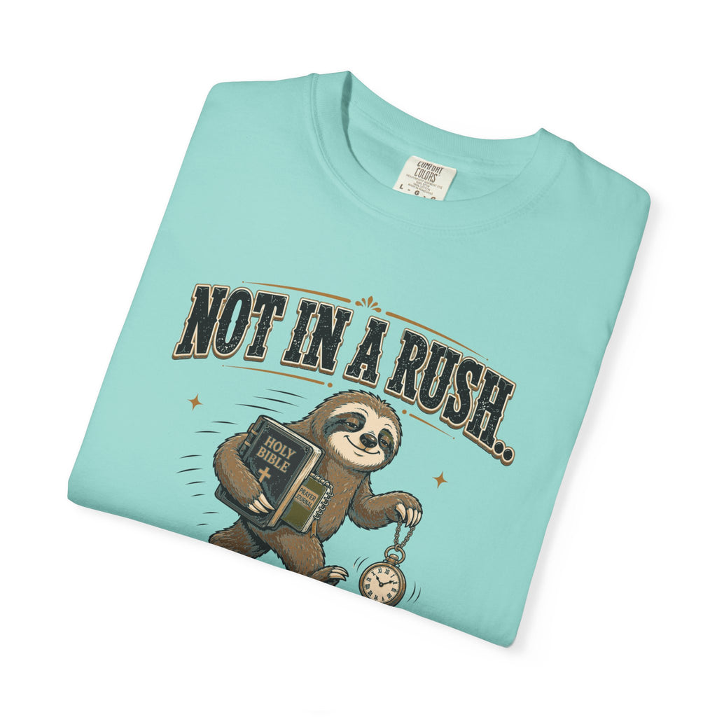 Sloth Timing - Christian Humour Tee