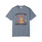 Jesus Is My Hoppy Place - Christian Humour Tee