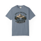 God's Creation Speaks His Name - Christian Outdoors Tee