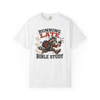Running Late to Bible Study - Funny Christian Racoon T-Shirt