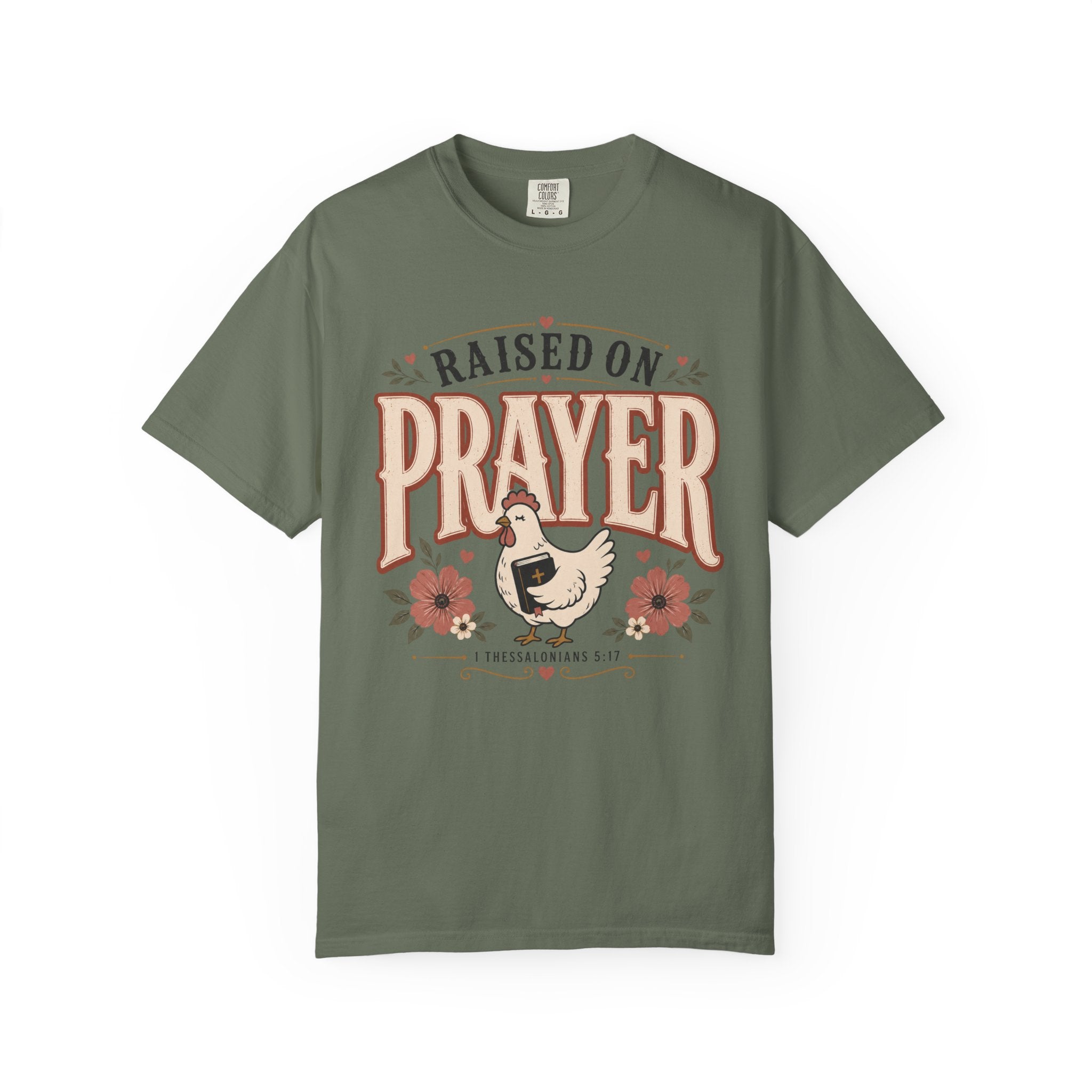 Raised On Prayer - Christian Tee