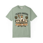 Flock Around and Find Out T-Shirt – Funny Shepherd Duck & Sheep Graphic Tee