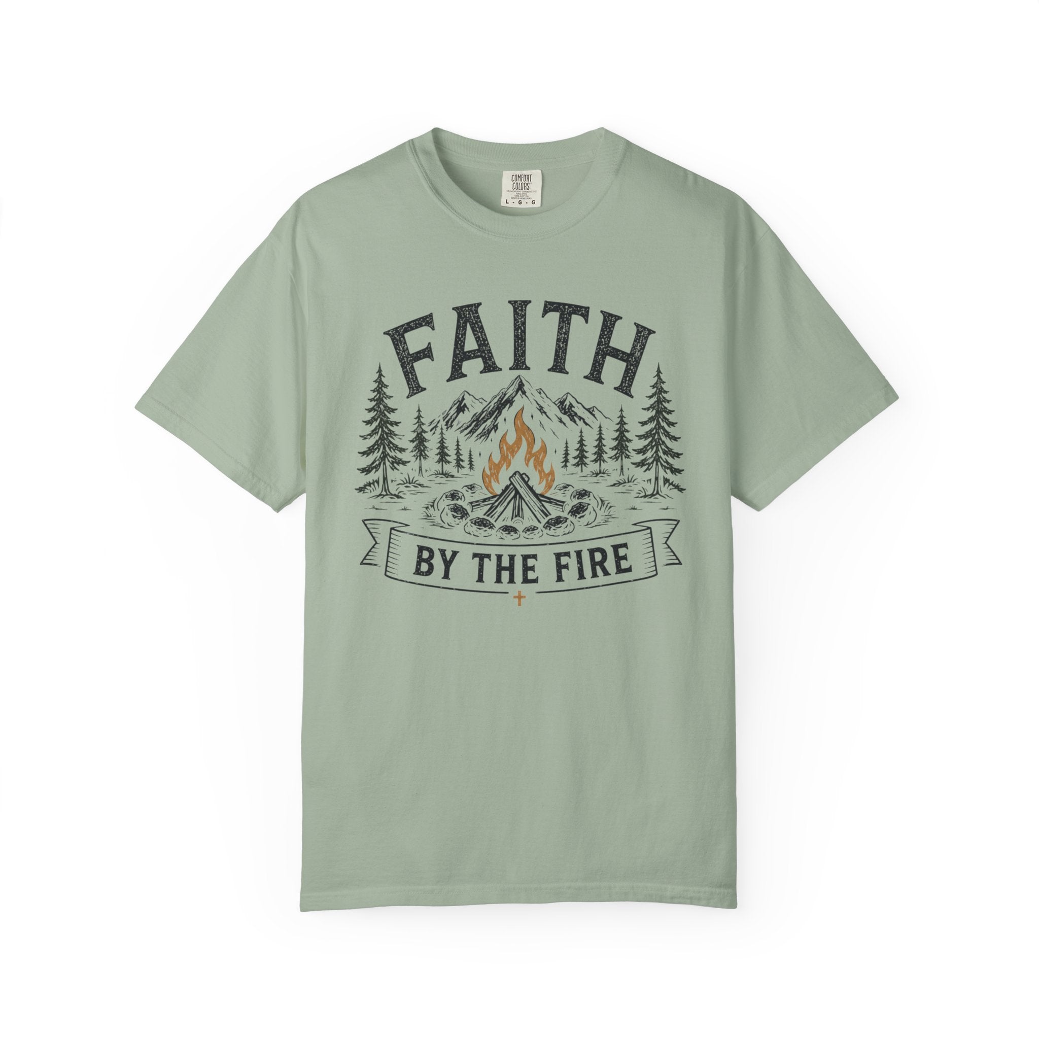 Faith By The Fire - Christian Outdoors Tee