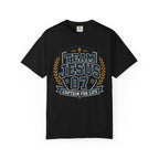 Team Jesus 07 Shirt | Captain For Life Christian Varsity Tee