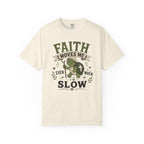 Faith Moves Me Even When I'm Slow | Cute Christian Turtle T-Shirt