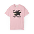 Not Perfect Just Forgiven Black Sheep Christian Shirt