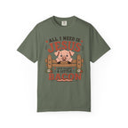 All I Need Is Jesus... And Maybe a Little Bacon | Funny Christian Pig T-Shirt