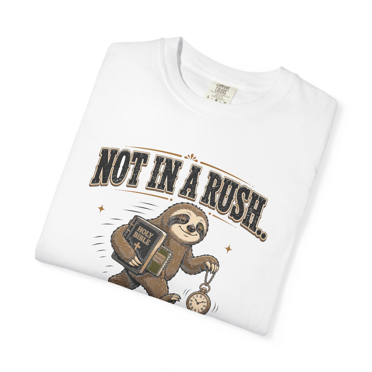 Sloth Timing - Christian Humour Tee