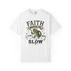 Faith Moves Me Even When I'm Slow | Cute Christian Turtle T-Shirt