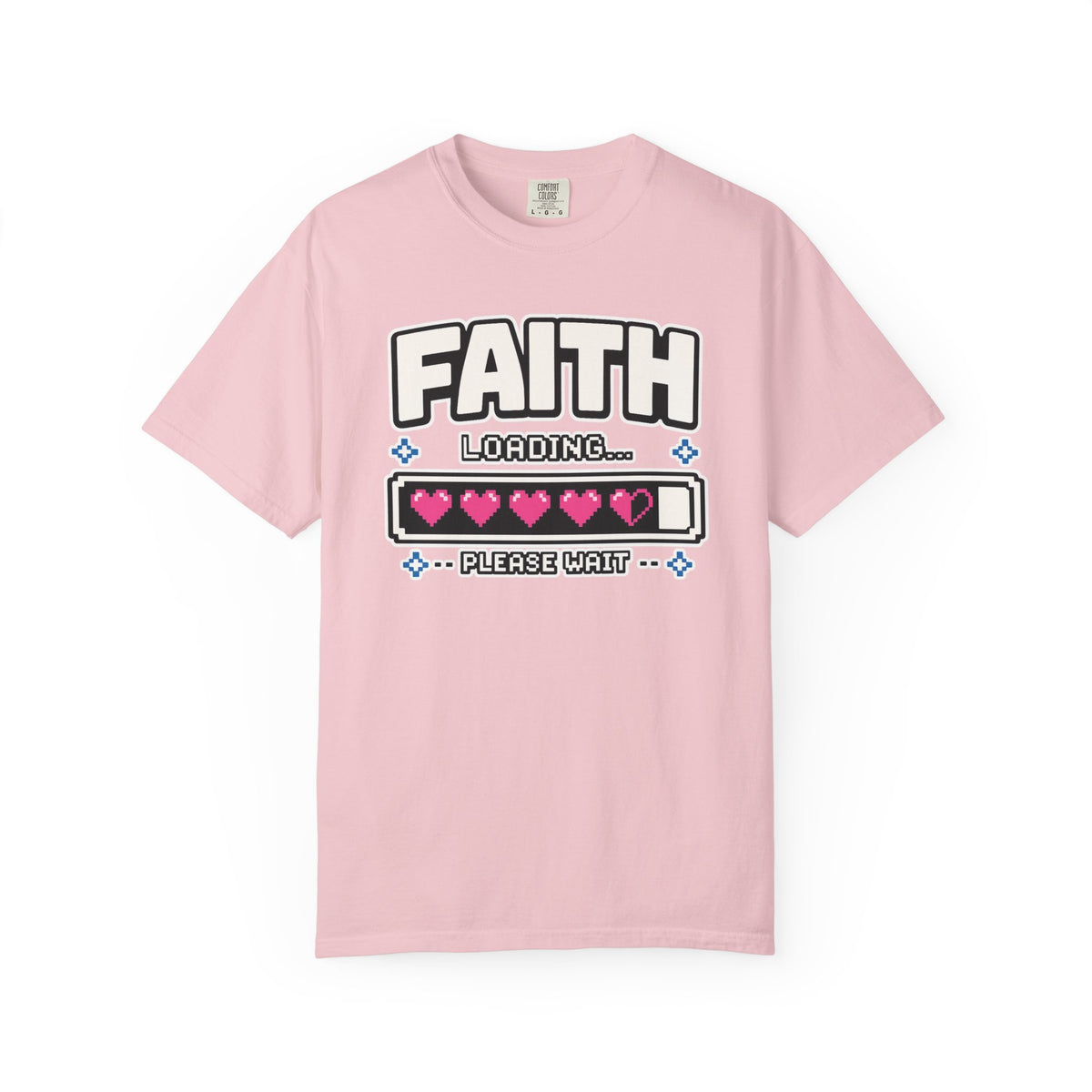 Faith Loading... Please Wait | Christian Gamer T-Shirt