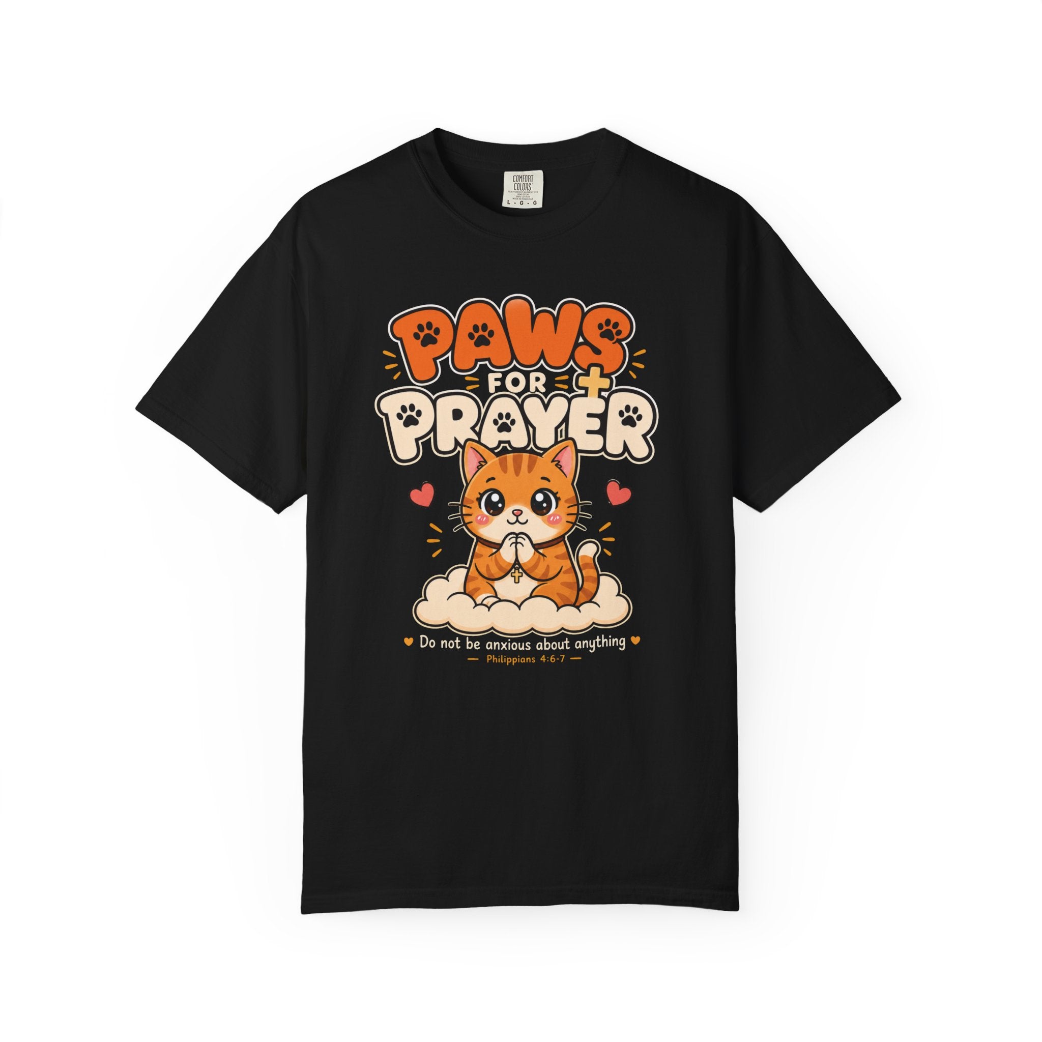 Paws For Prayer - Cute Christian Tee