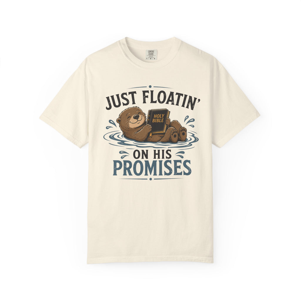 Floatin On God's Promises - Christian Humour Tee