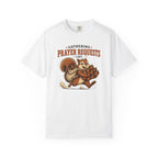 Prayer Requests T-Shirt — Cute Squirrel Gathering Acorns Christian Tee